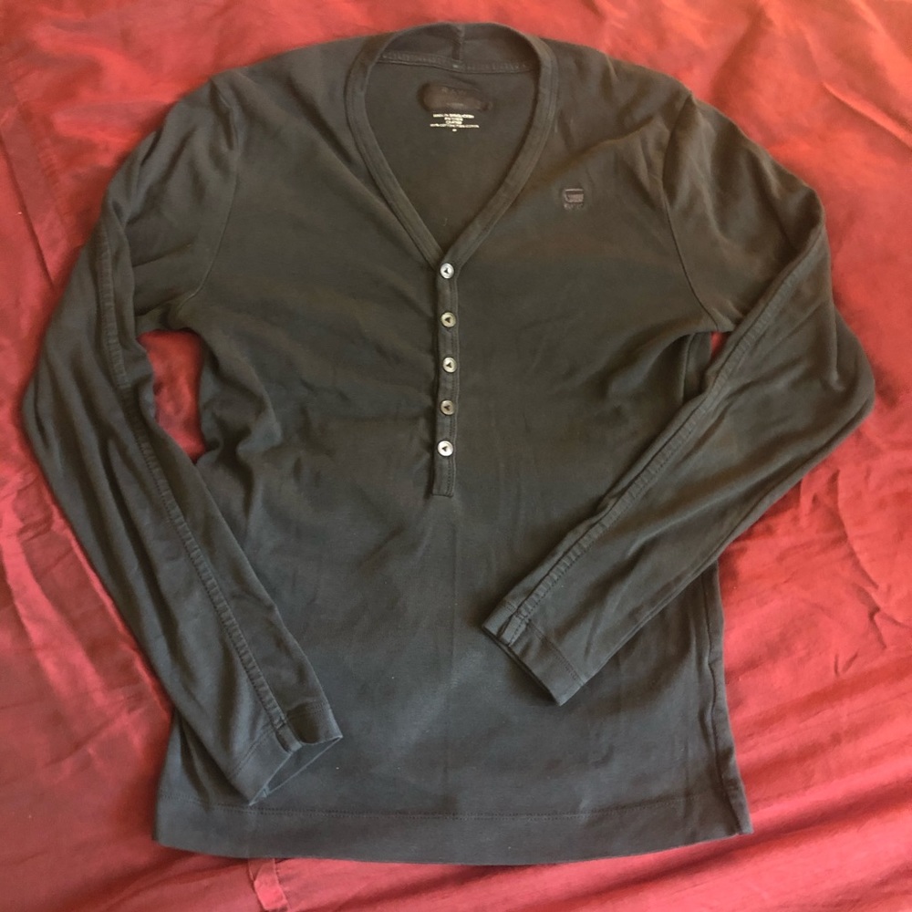 G-Star Henley size M black